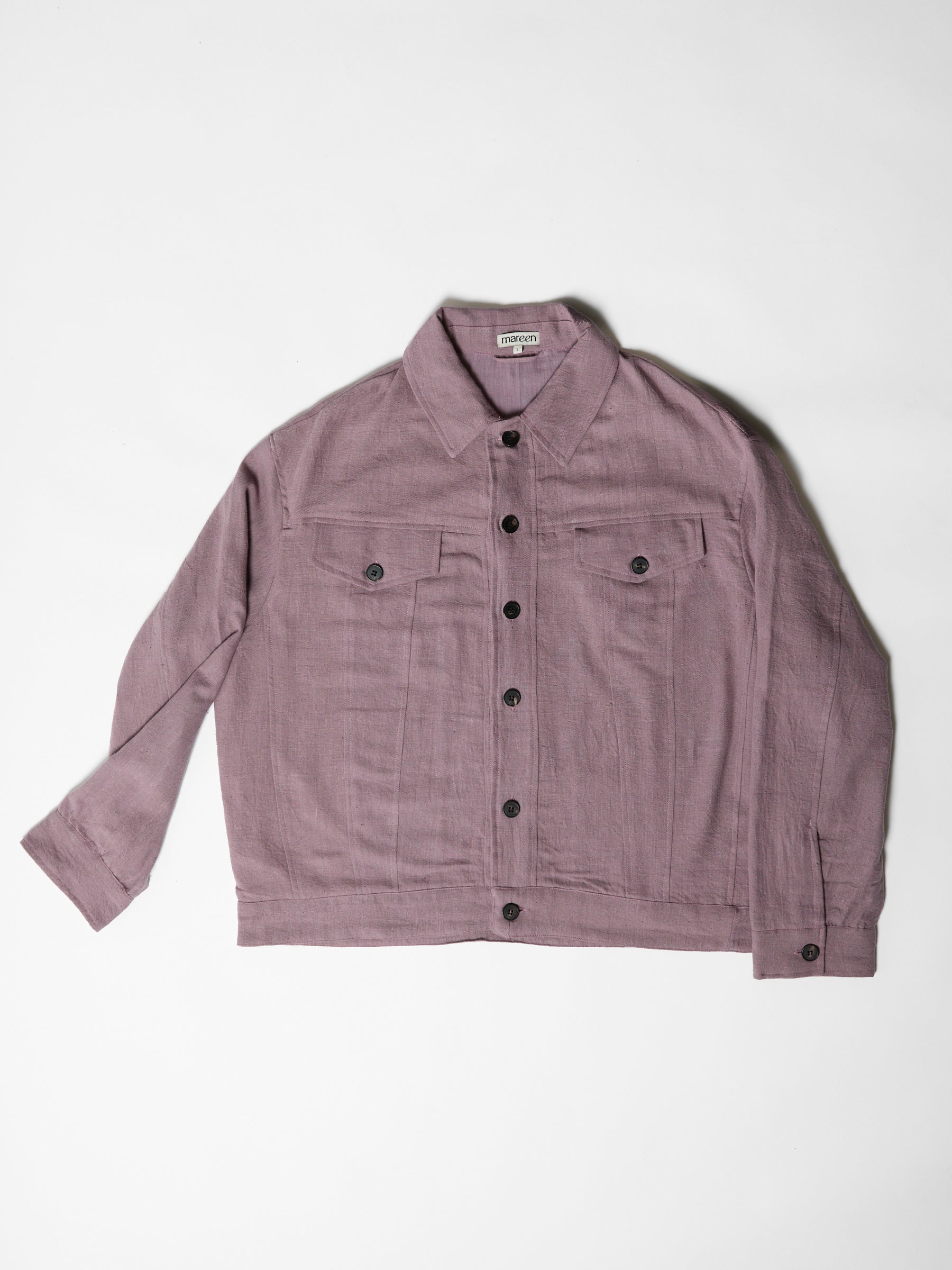 Men's Short Jacket- Mauve Purple