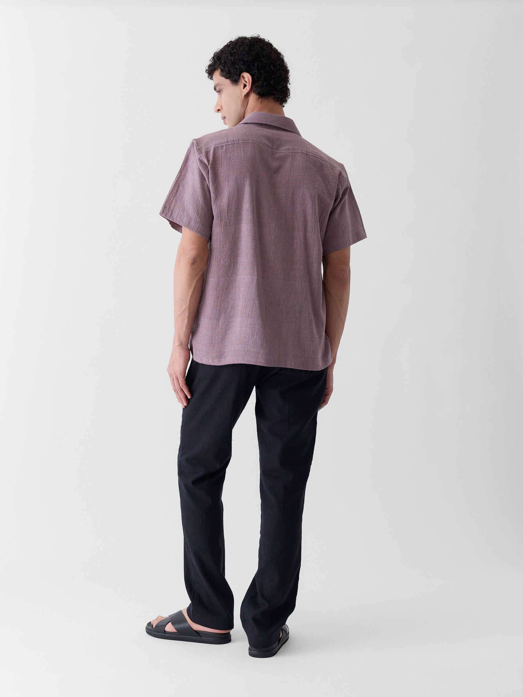Men's Slim Fit Pants- Black