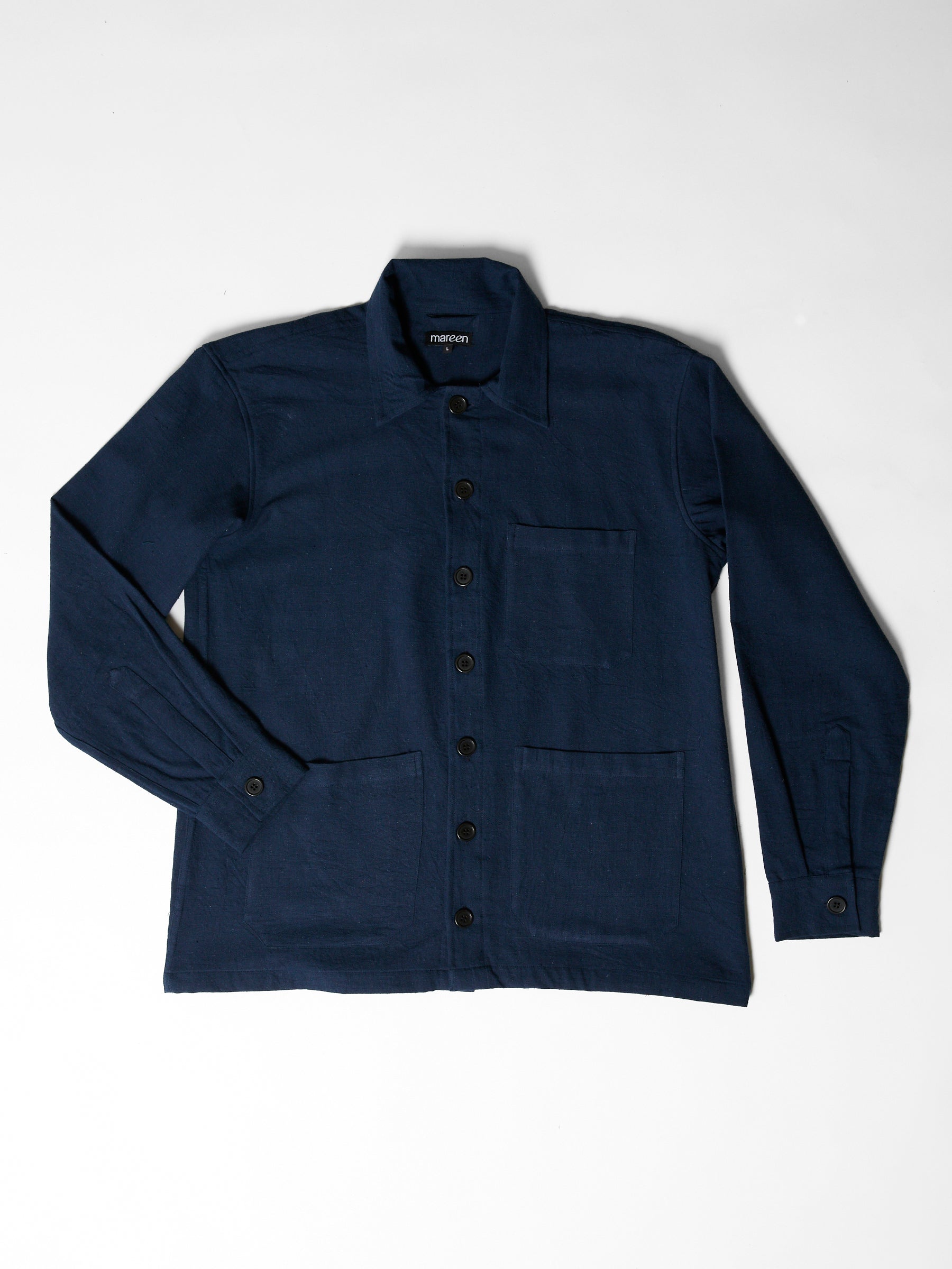 Men's Triple Pocket Jacket- Navy Blue