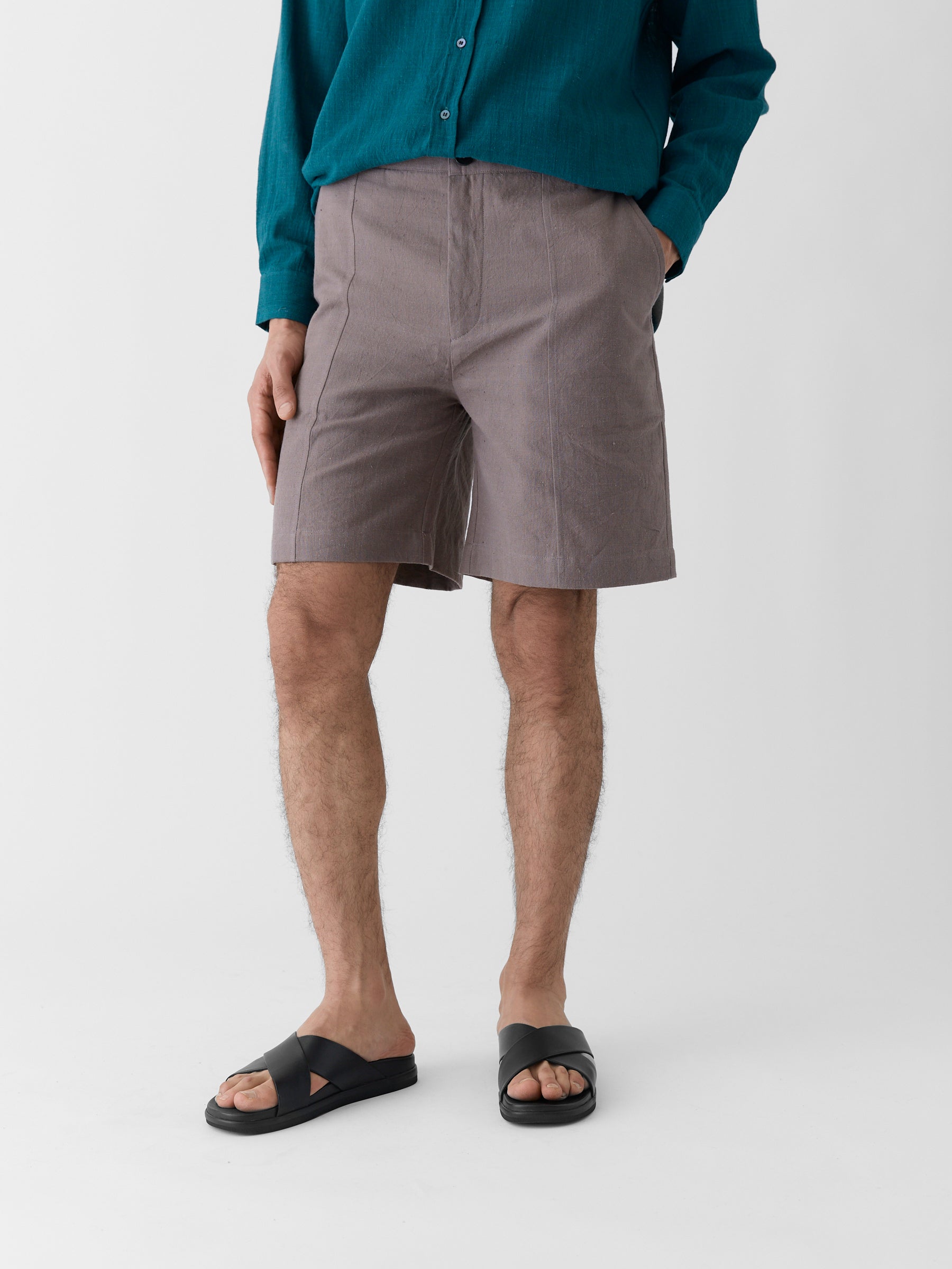 Men's Shorts- Grayish Brown