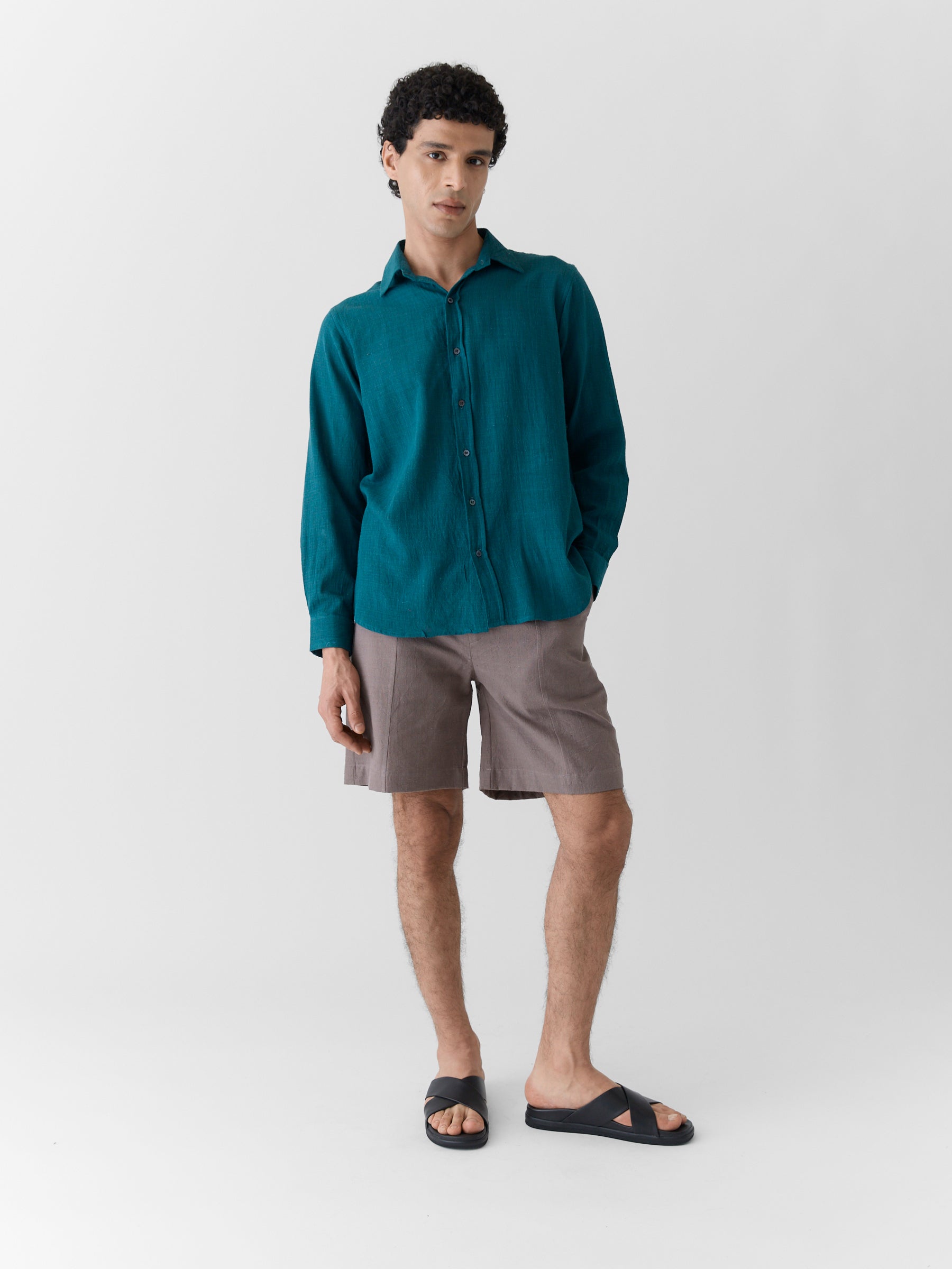 Men's Shorts- Grayish Brown