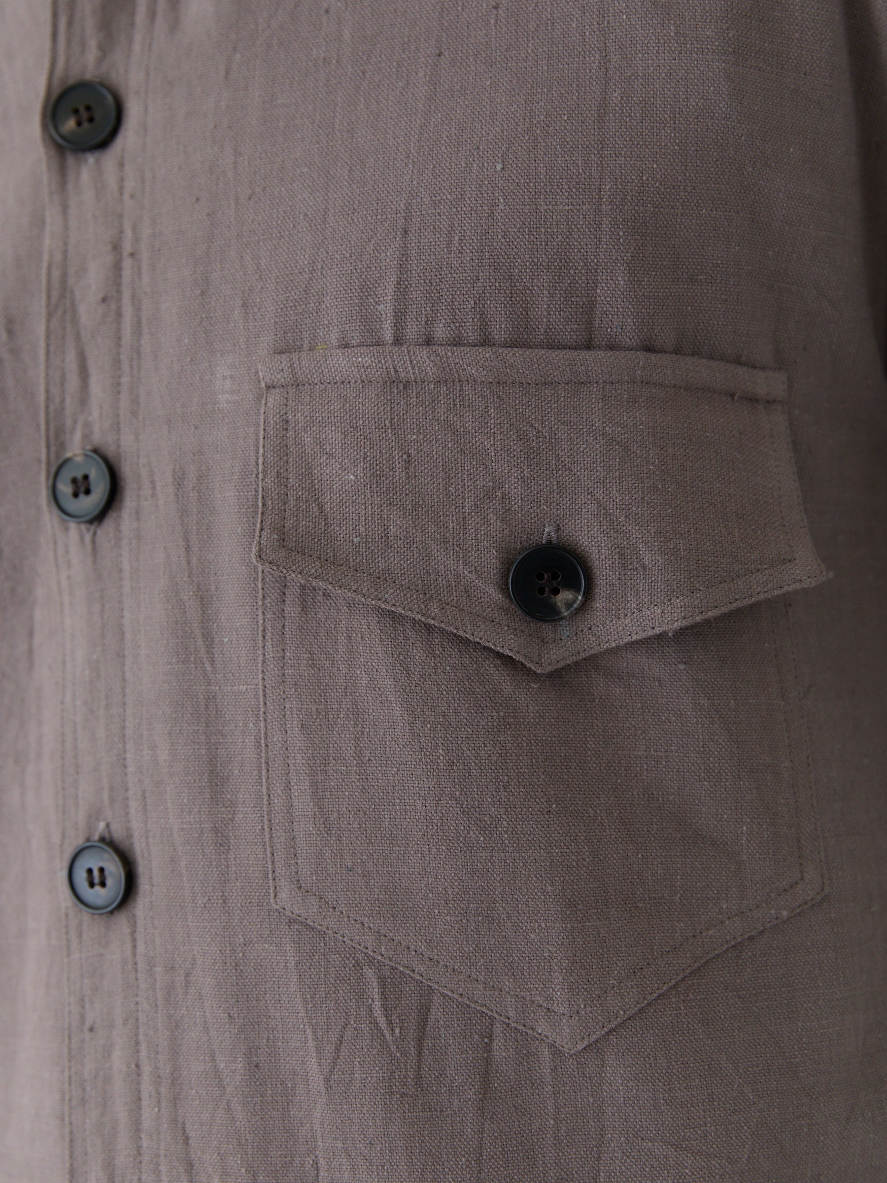 Men's Mono Pocket Jacket- Grayish Brown