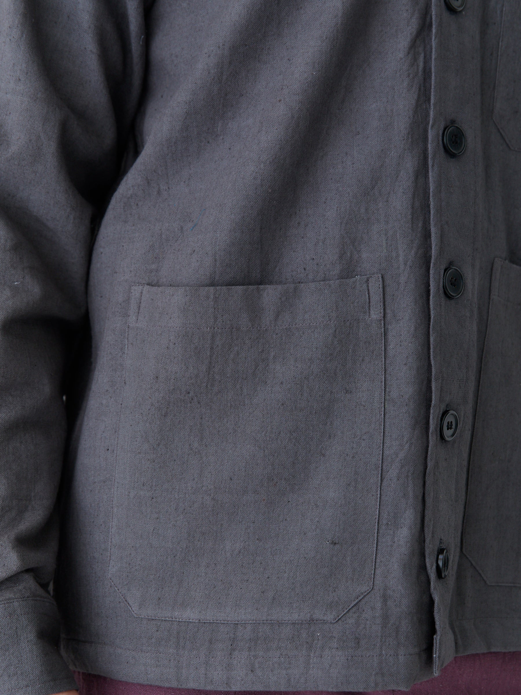 Men's Triple Pocket Jacket- Graphite Gray