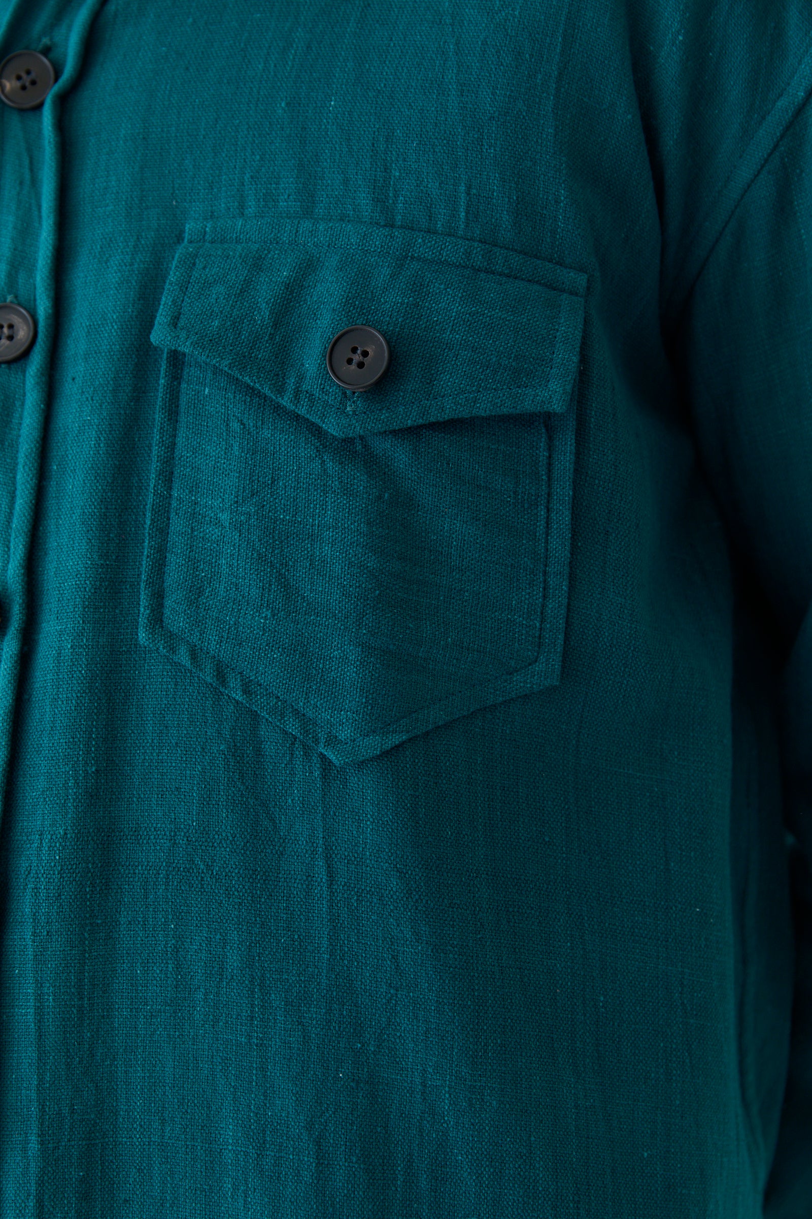 Men's Mono Pocket Jacket- Teal Green