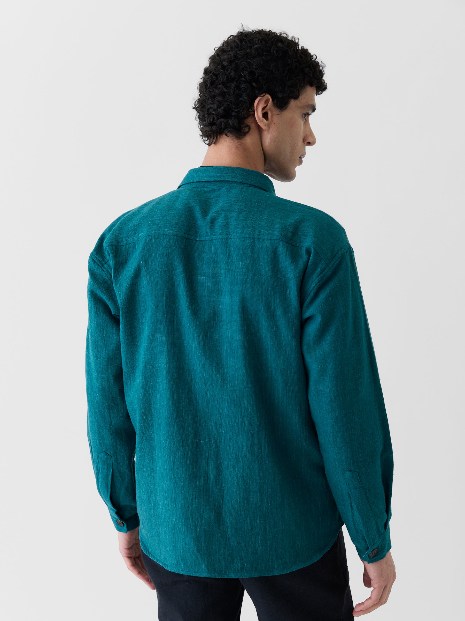 Men's Mono Pocket Jacket- Teal Green