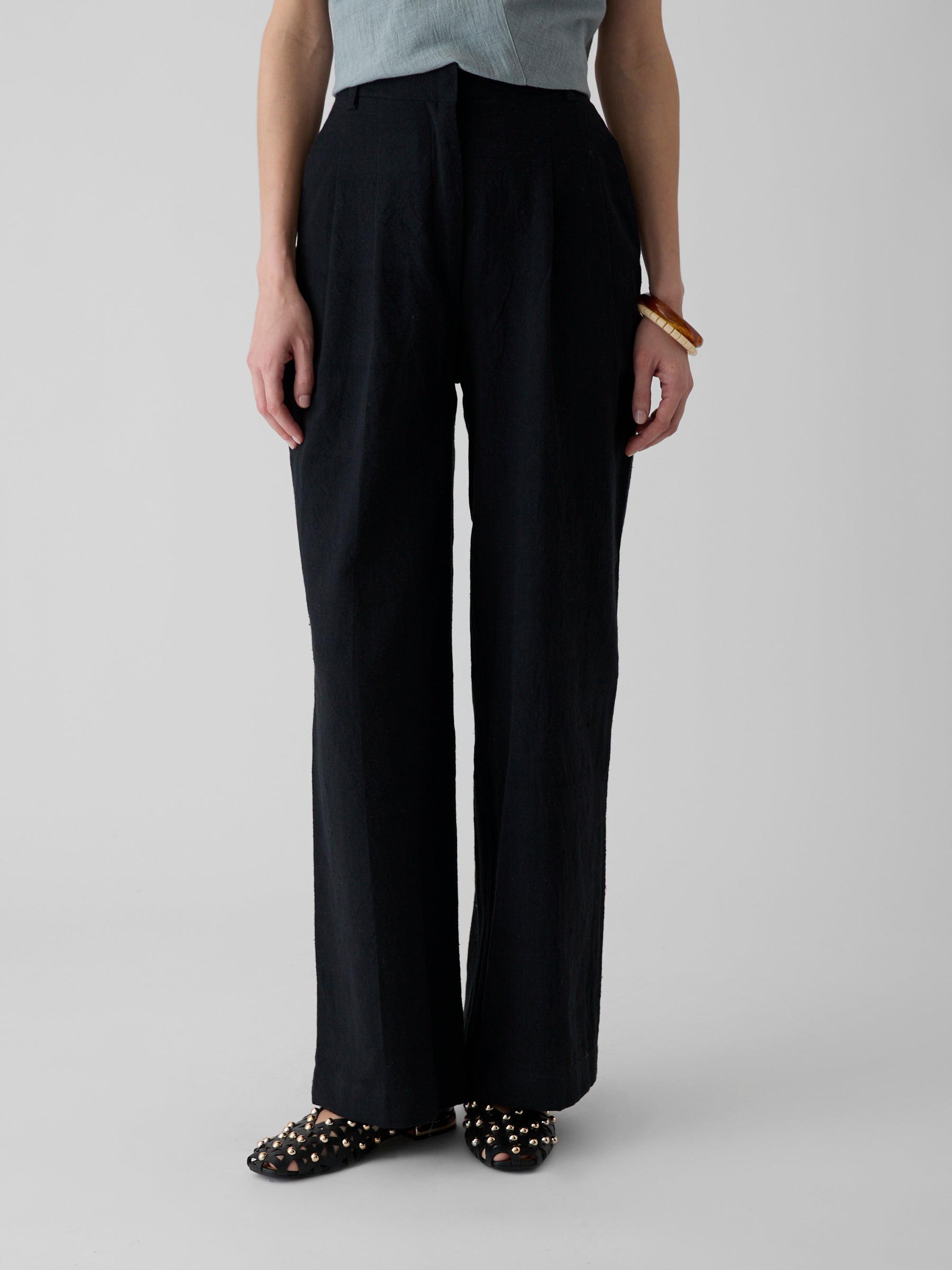 Women's Wide-Leg Pant- Black