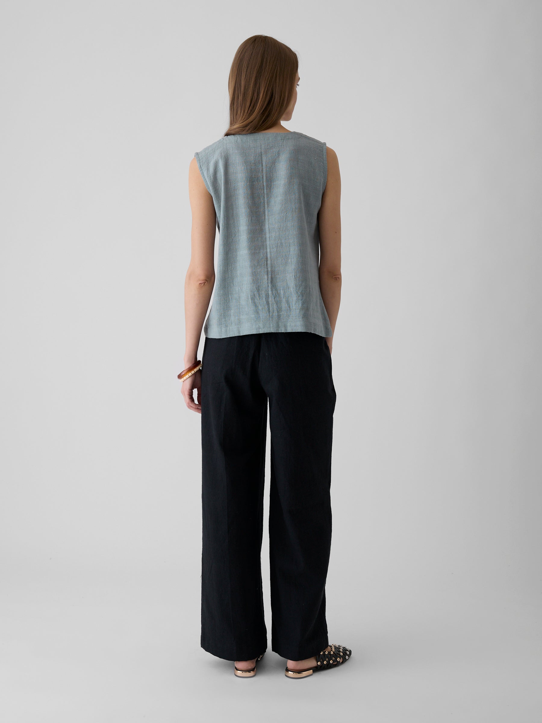 Women's Wide-Leg Pant- Black