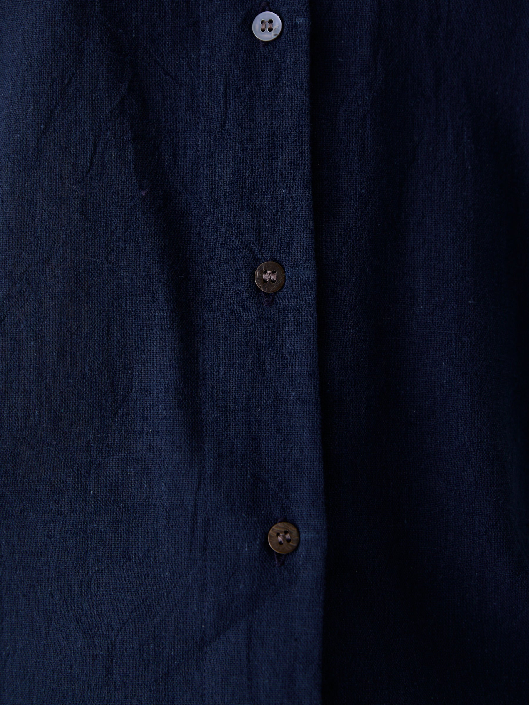 Women's Loose Sleeve Shirt- Navy Blue