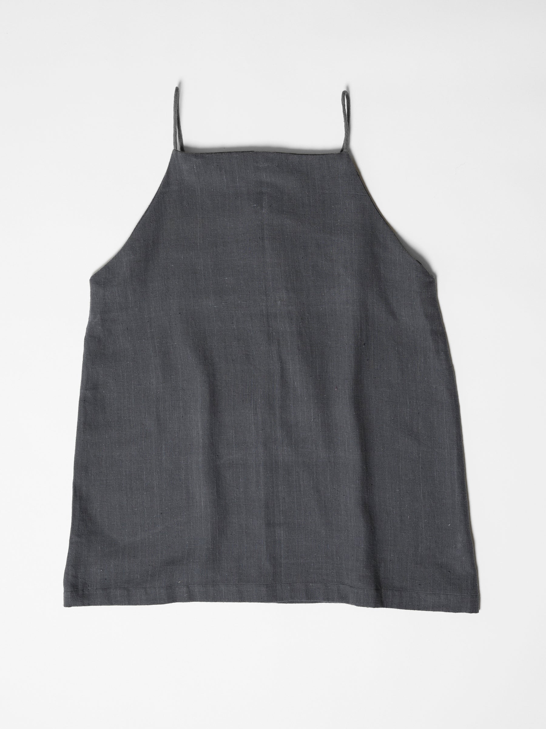 Women's High Neck Spaghetti Top- Graphite Gray