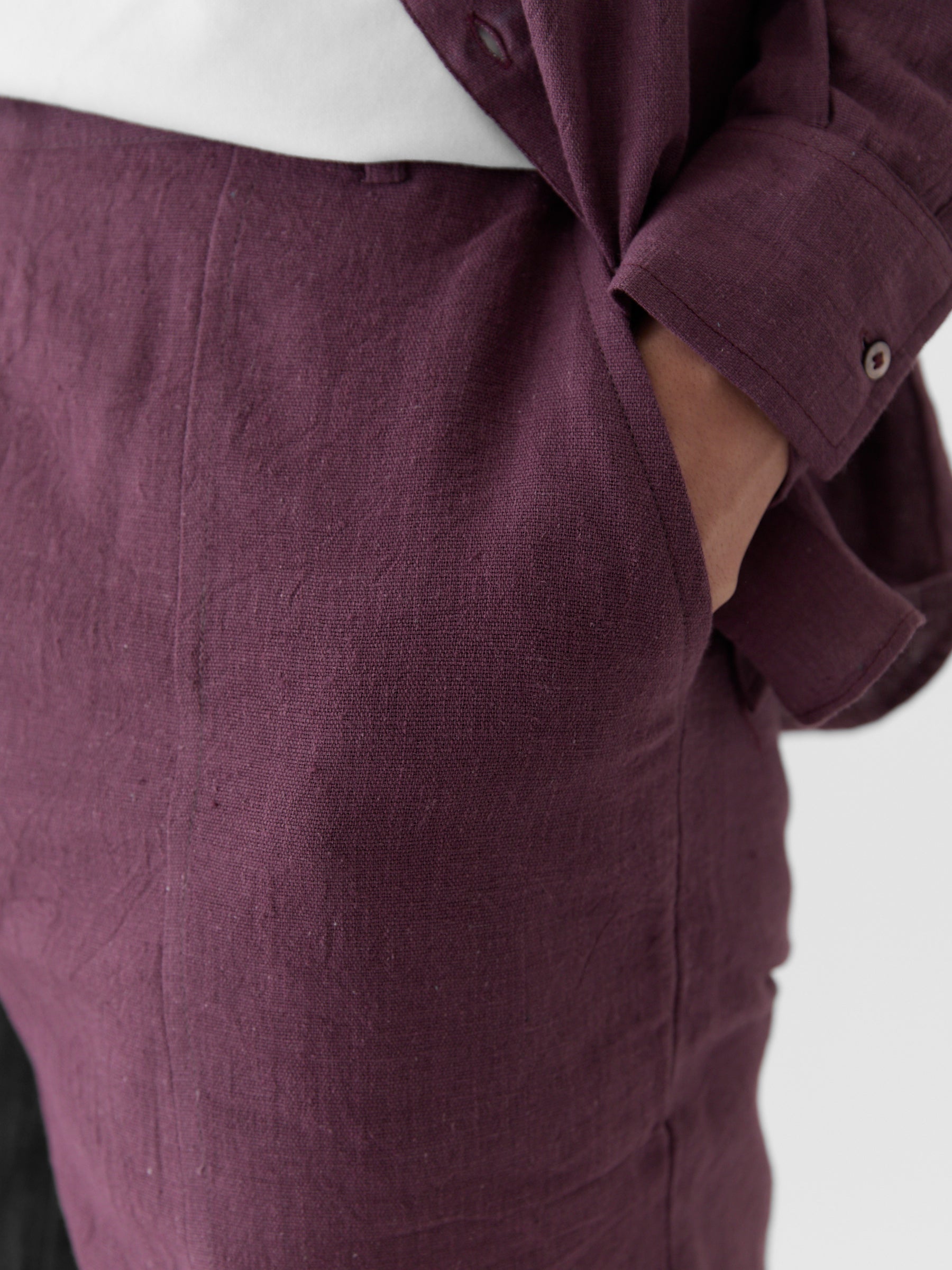 Men's Shorts- Aubergine Purple