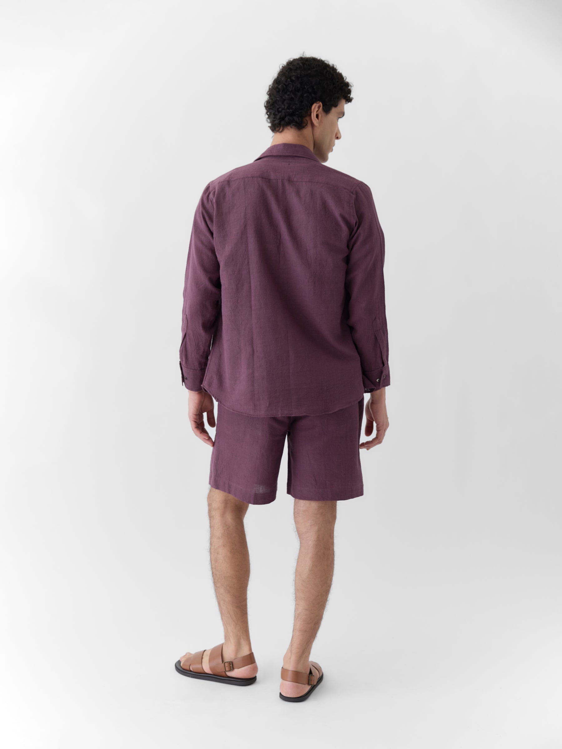 Men's Shorts- Aubergine Purple