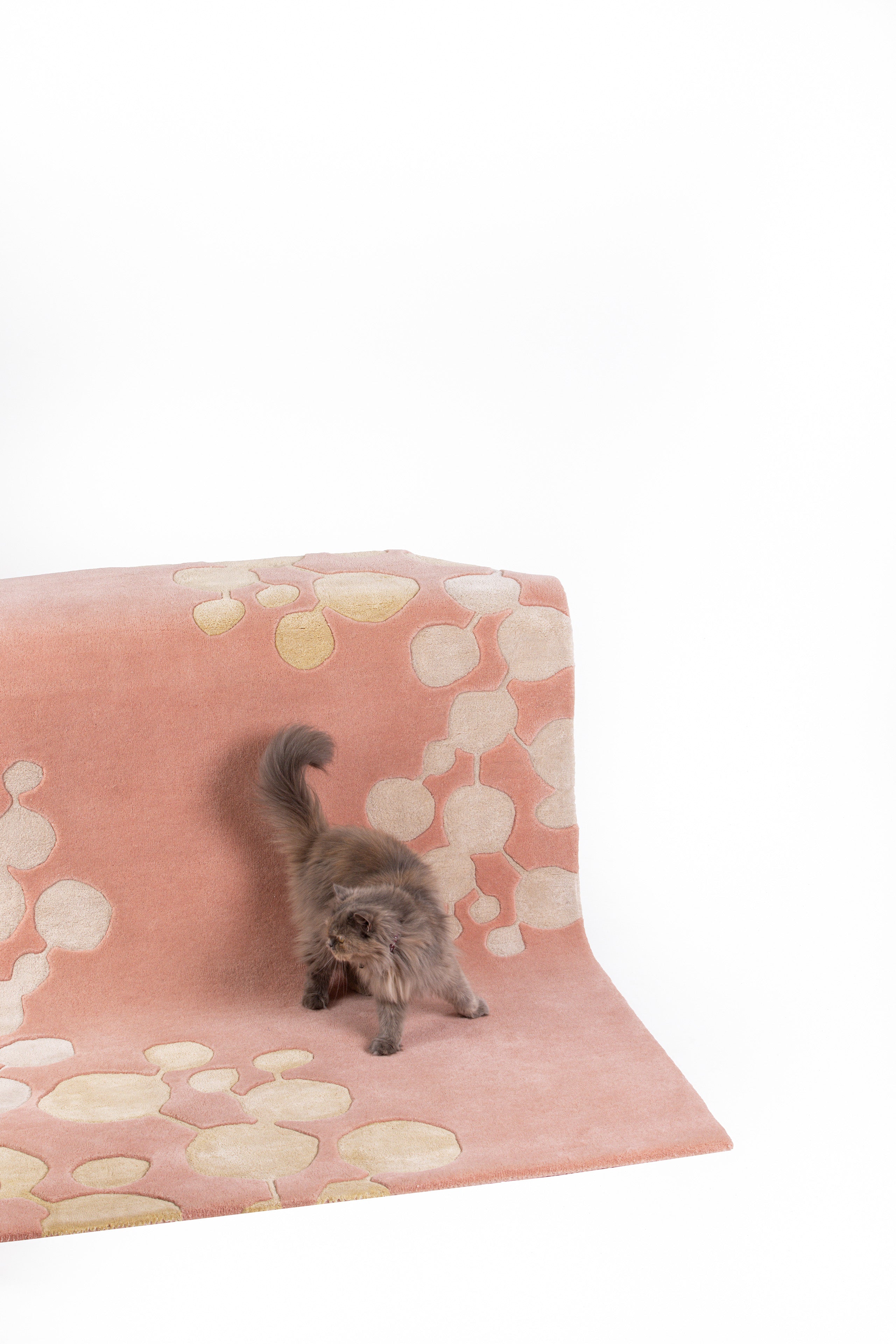 Hand-tufted Rug- Pink Berries