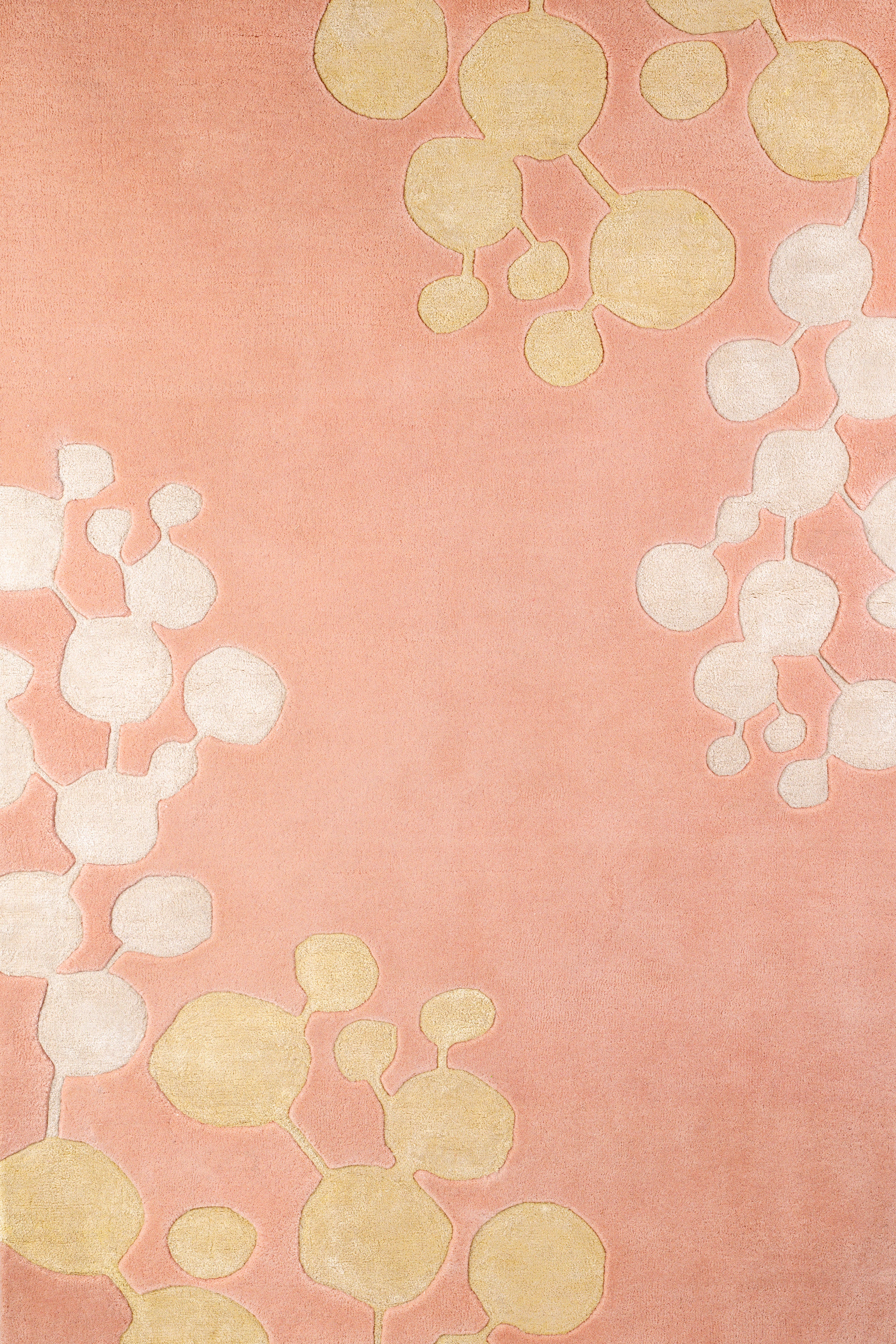 Hand-tufted Rug- Pink Berries