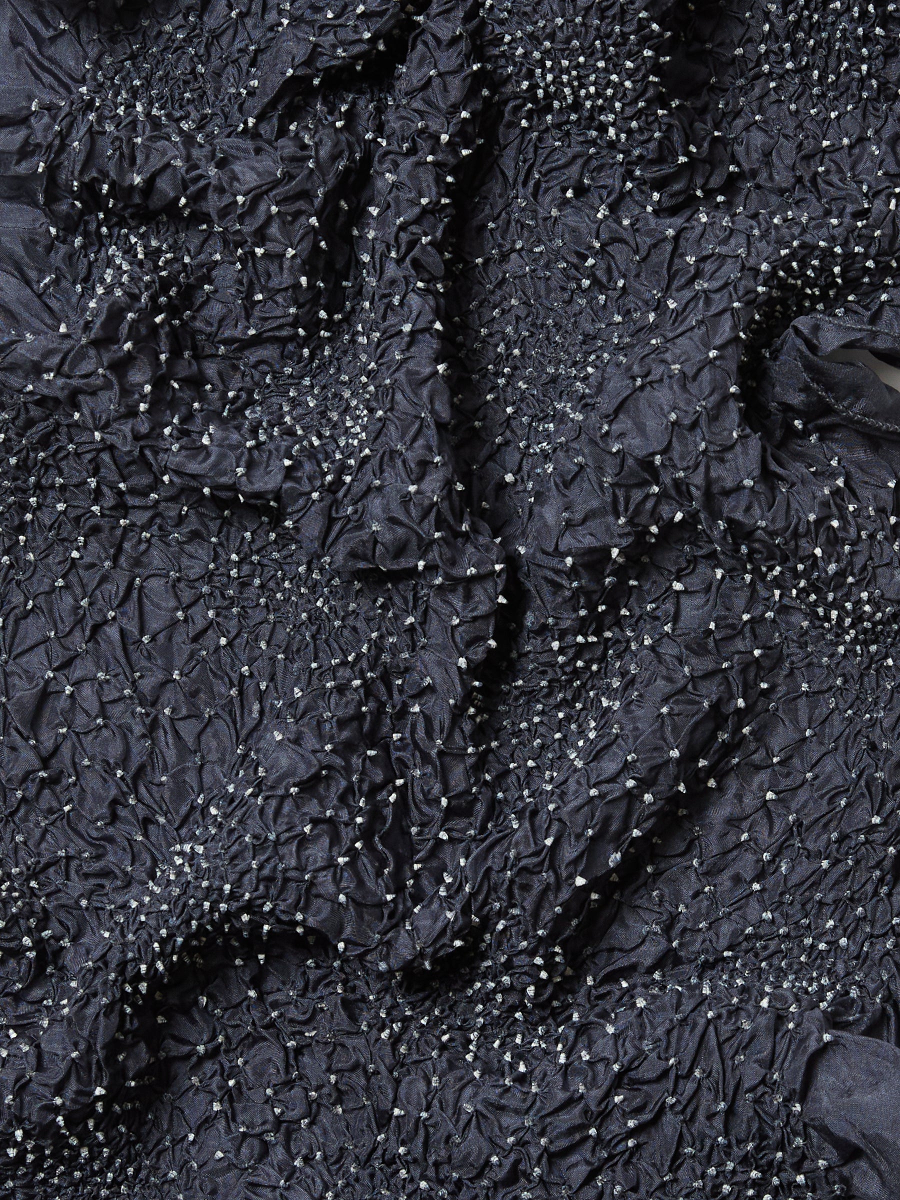 Tie-Dye Silk Scarf- Ocean Night