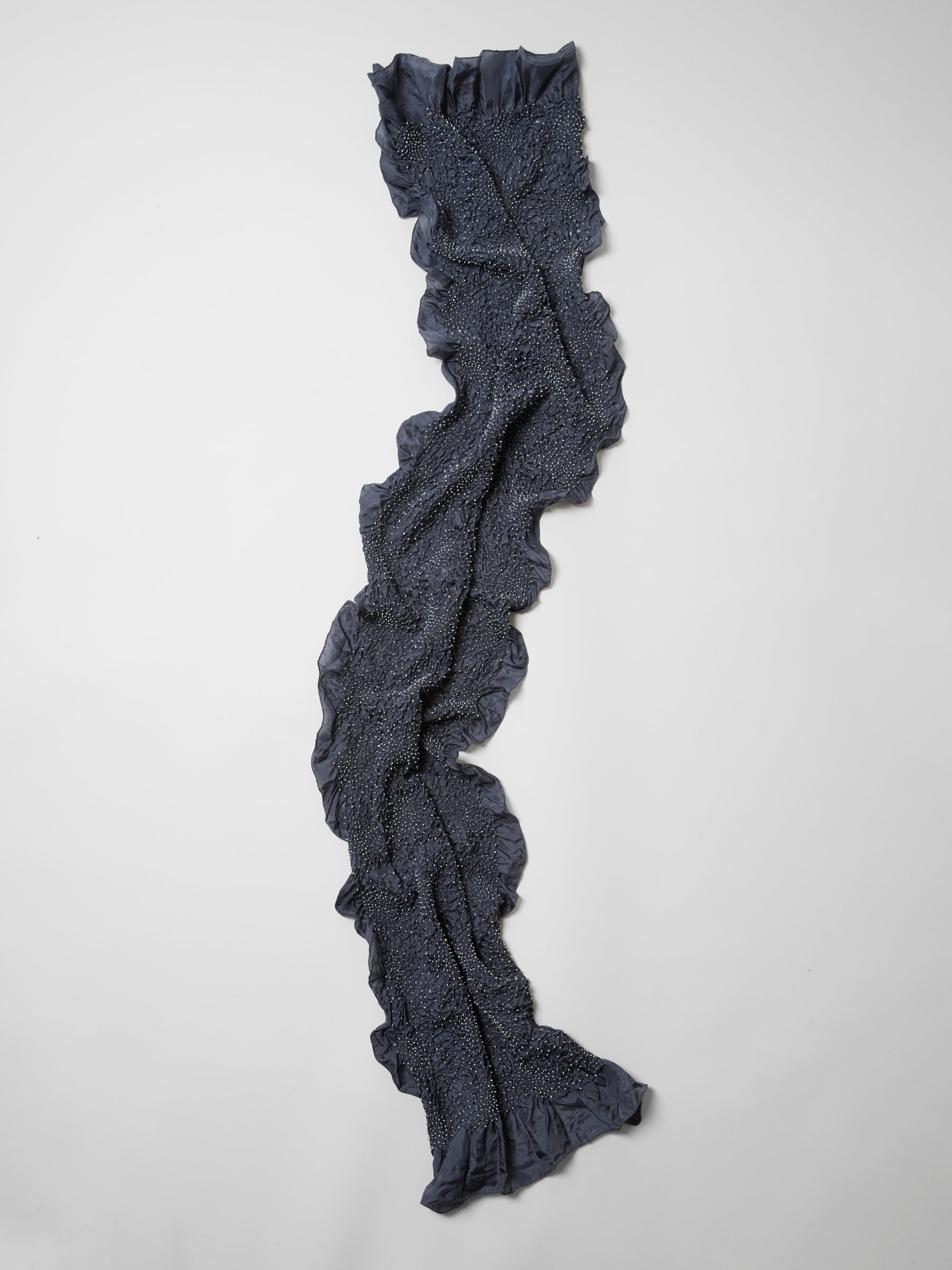 Tie-Dye Silk Scarf- Ocean Night