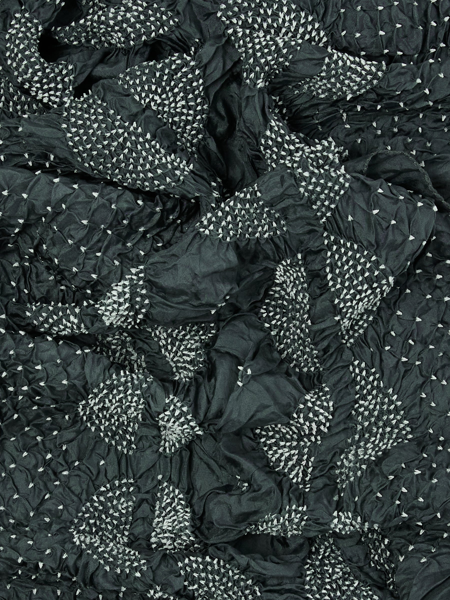 Tie-Dye Silk Scarf- Pine Grove