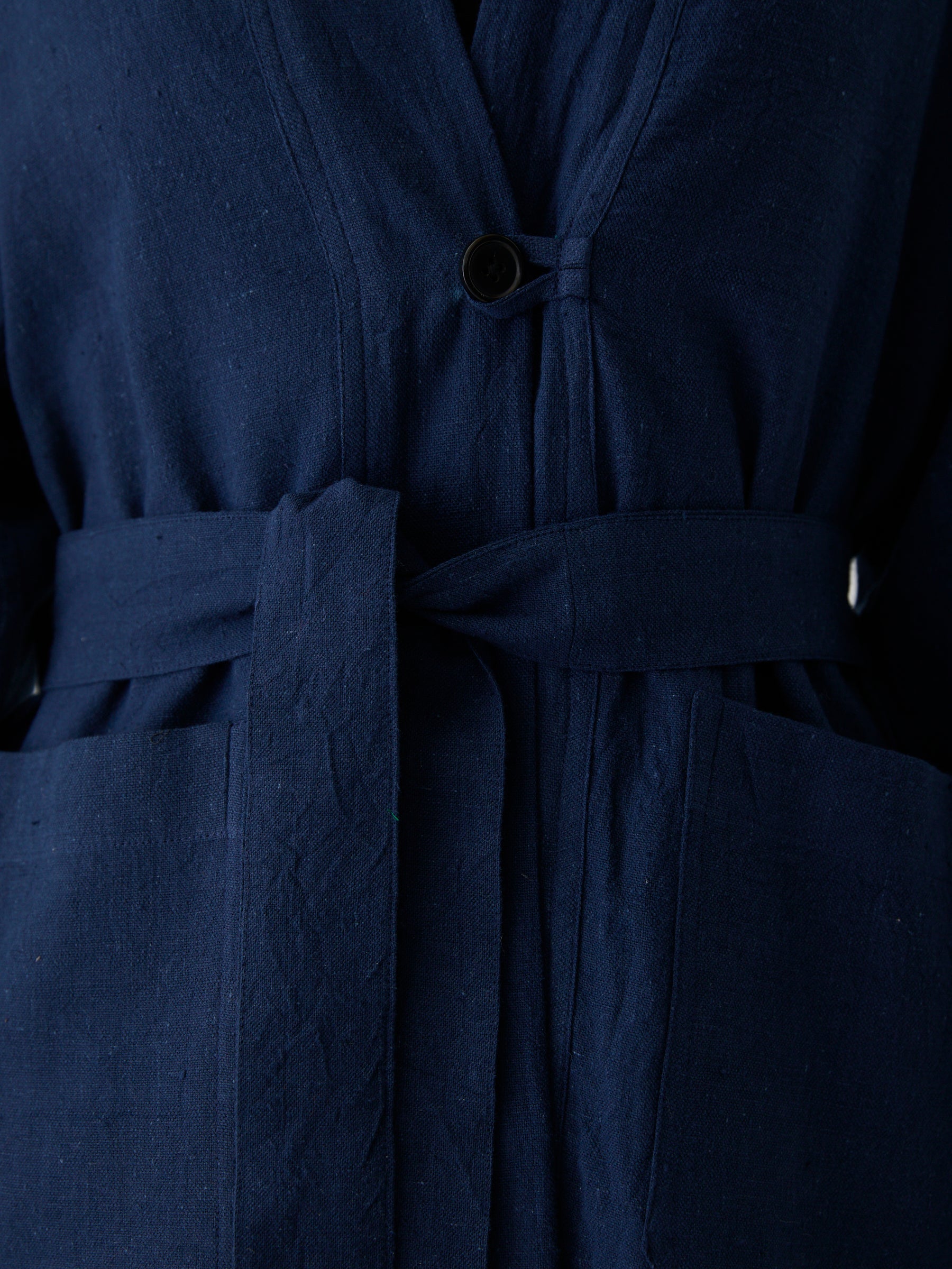 Women's Long Jacket- Navy Blue