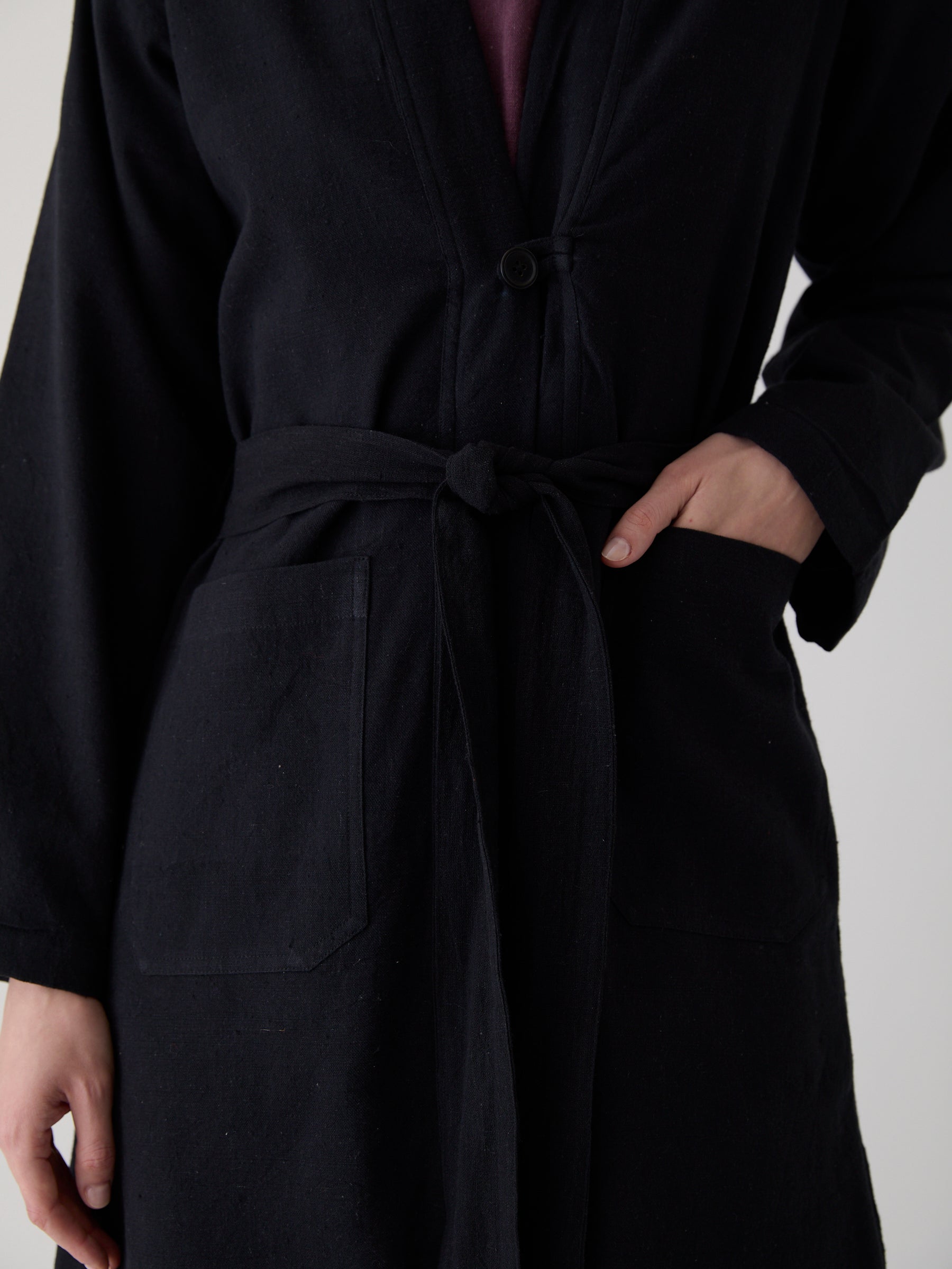 Women's Long Jacket- Black