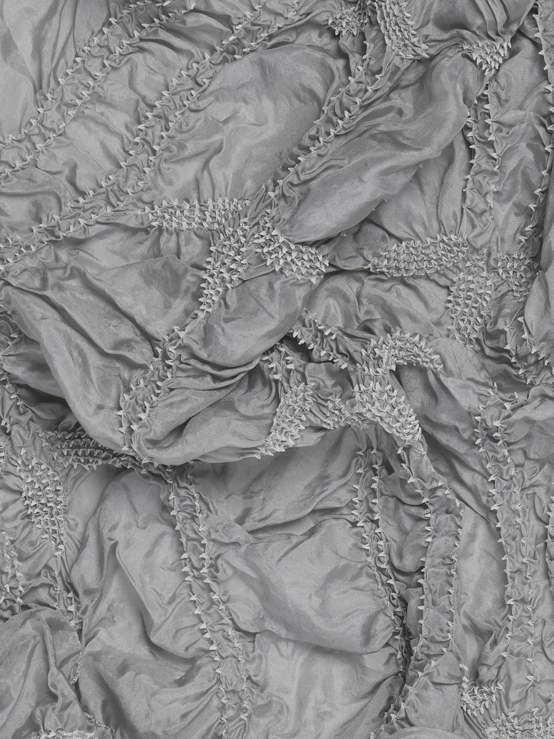Tie-Dye Silk Scarf- Ash Taupe